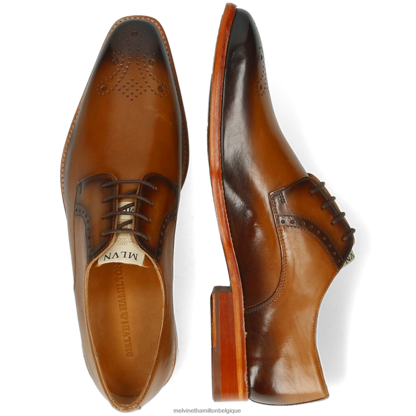 Melvin & Hamilton Hommes dylan 1 R44228403 chaussures derby brun