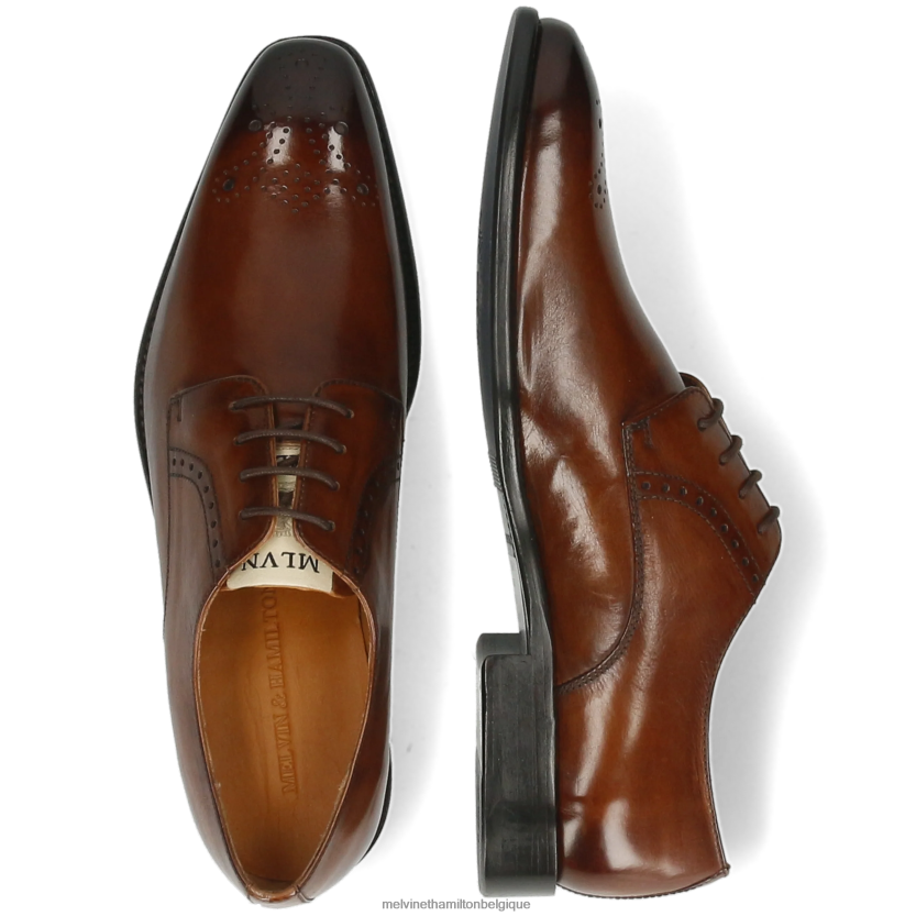 Melvin & Hamilton Hommes dylan 1 R44228429 chaussures derby brun
