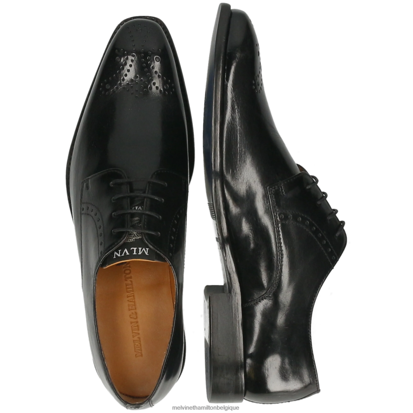 Melvin & Hamilton Hommes dylan 1 R44228448 chaussures derby noir