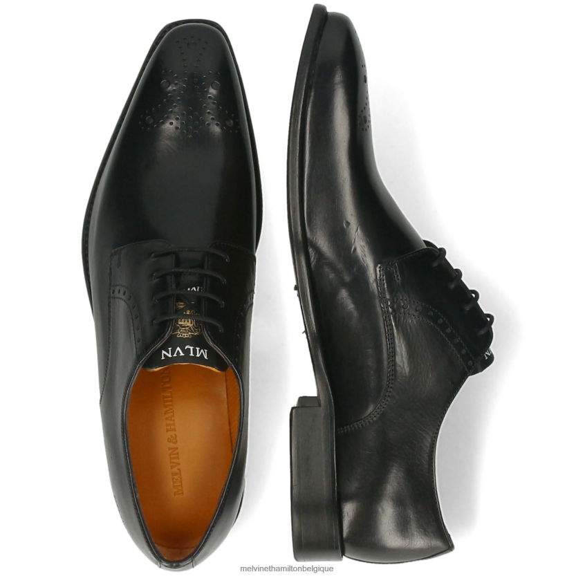 Melvin & Hamilton Hommes dylan 1 R44228458 chaussures derby noir