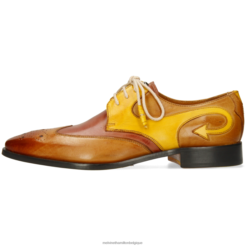 Melvin & Hamilton Hommes elvis 63 R44228498 chaussures derby brun clair