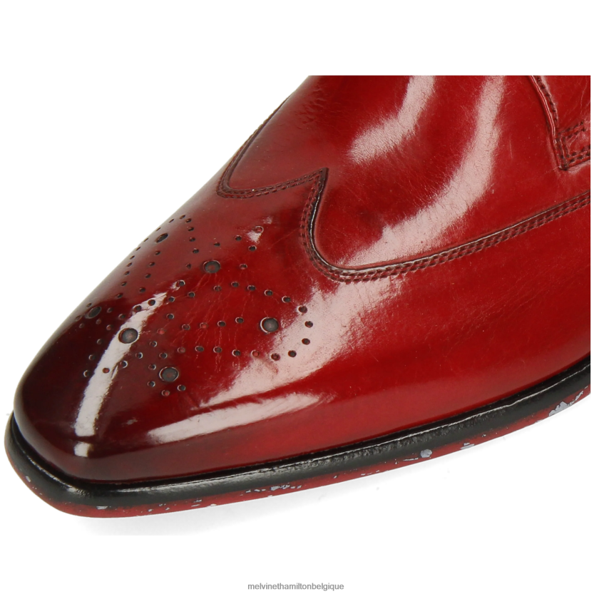 Melvin & Hamilton Hommes elvis 63 R44228550 chaussures derby rouge