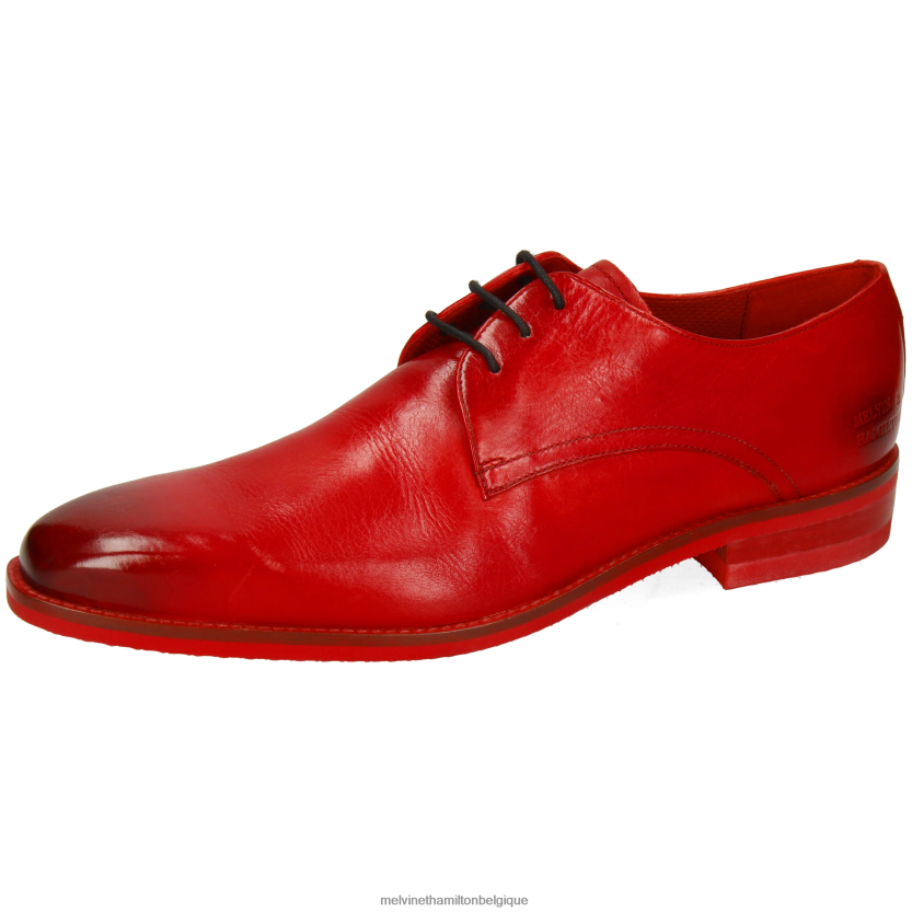 Melvin & Hamilton Hommes lance 24 R44228399 chaussures derby rouge
