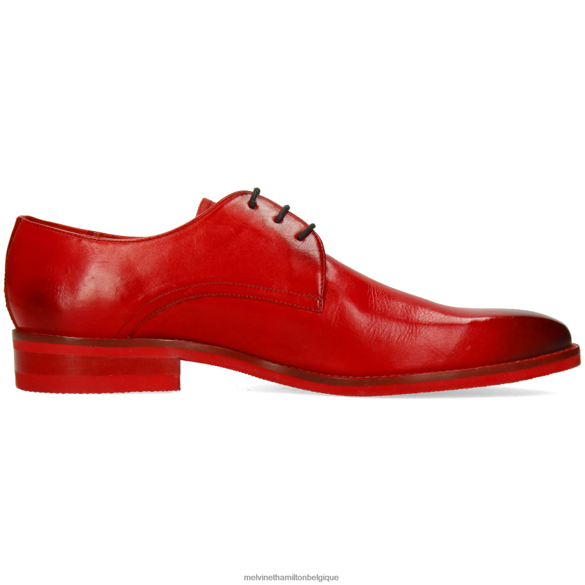 Melvin & Hamilton Hommes lance 24 R44228399 chaussures derby rouge