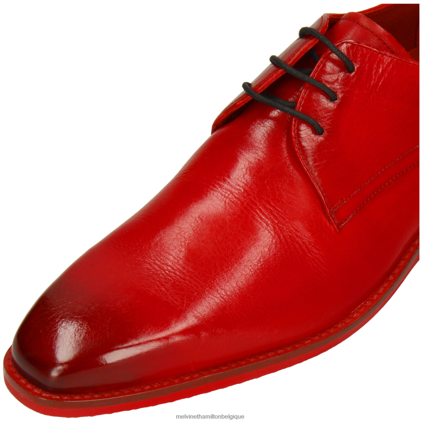 Melvin & Hamilton Hommes lance 24 R44228399 chaussures derby rouge
