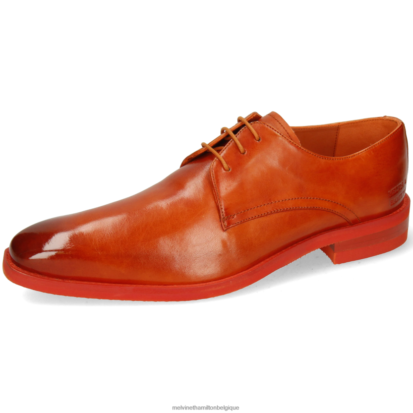 Melvin & Hamilton Hommes lance 24 R44228545 chaussures derby orange