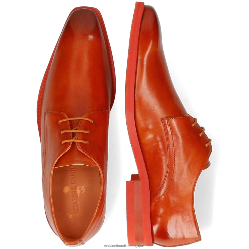 Melvin & Hamilton Hommes lance 24 R44228545 chaussures derby orange