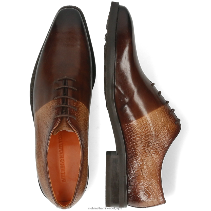 Melvin & Hamilton Hommes lance 61 R44228390 chaussures derby brun