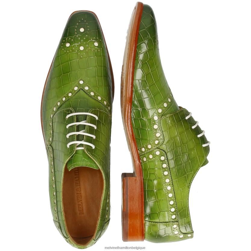 Melvin & Hamilton Hommes lance 66 R44228427 chaussures derby vert