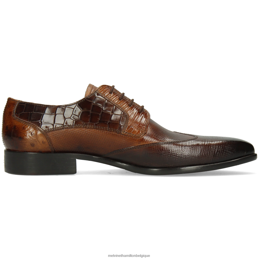 Melvin & Hamilton Hommes lance 9 R44228433 chaussures derby brun