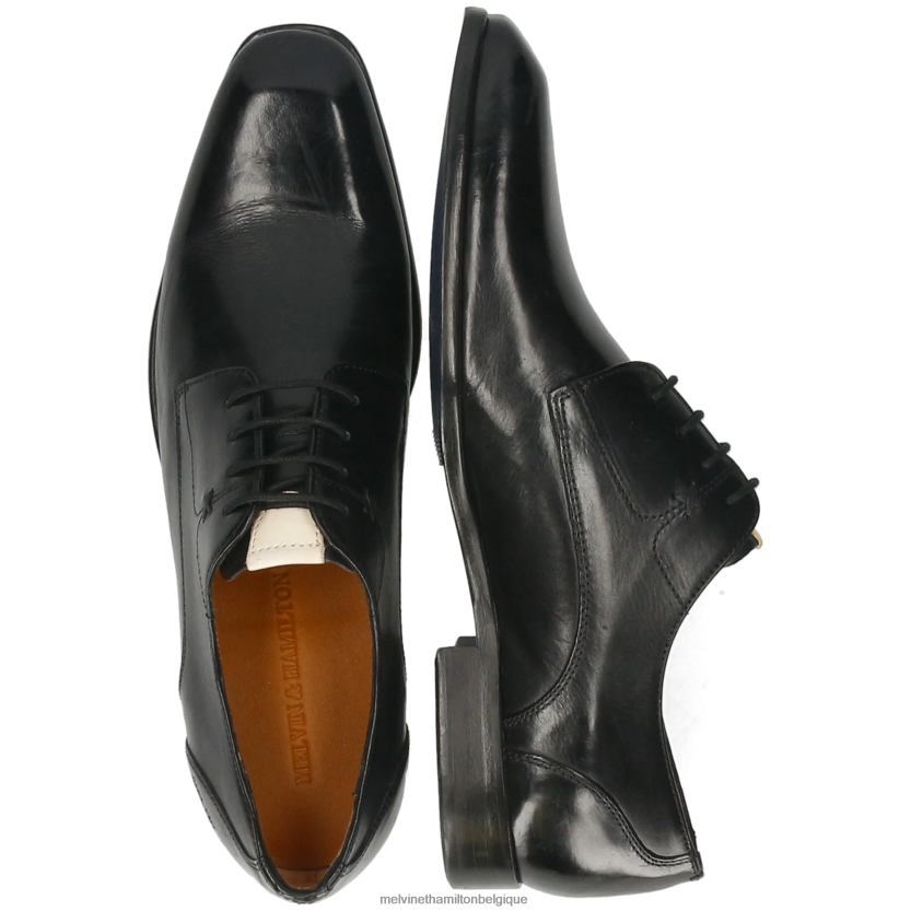 Melvin & Hamilton Hommes élysée 4 R44228387 chaussures derby noir