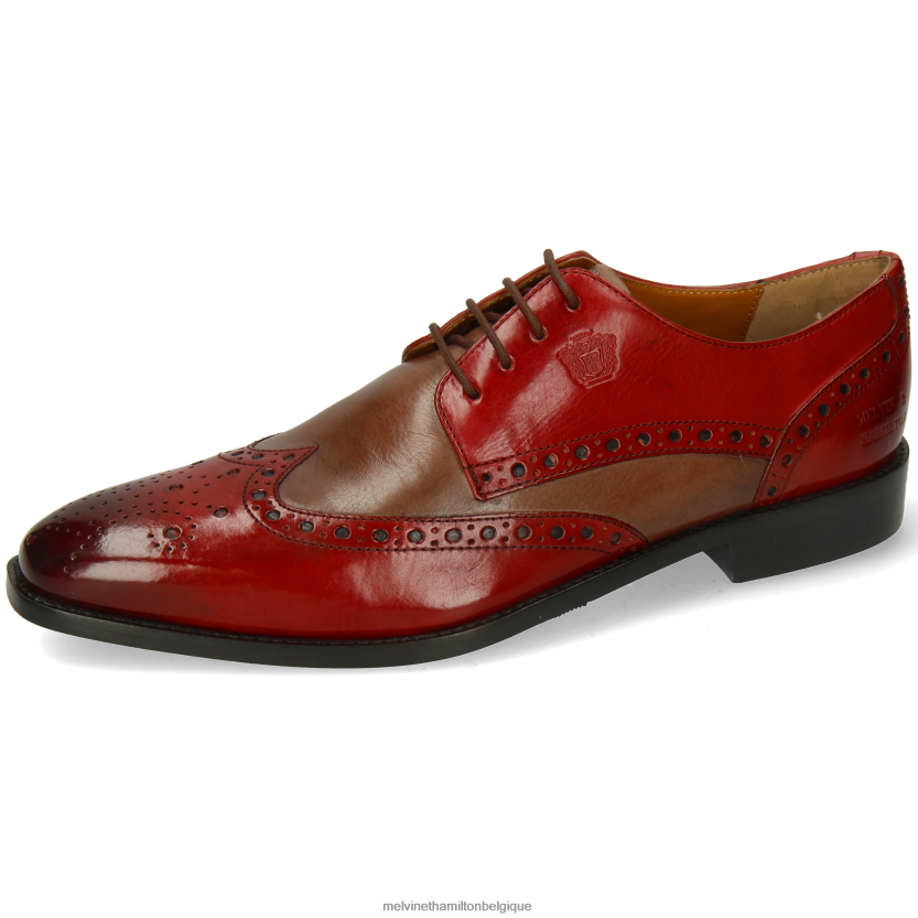 Melvin & Hamilton Hommes martine 15 R44228442 chaussures derby rouge