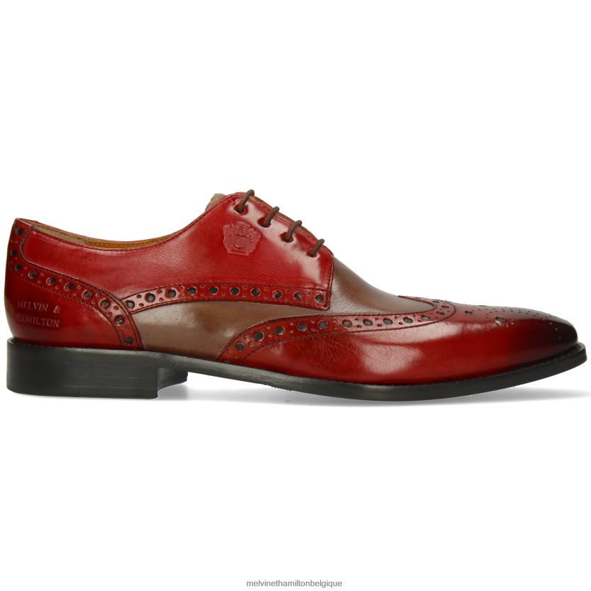 Melvin & Hamilton Hommes martine 15 R44228442 chaussures derby rouge