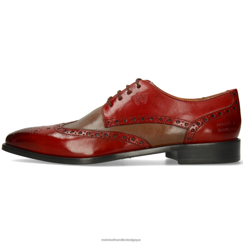 Melvin & Hamilton Hommes martine 15 R44228442 chaussures derby rouge