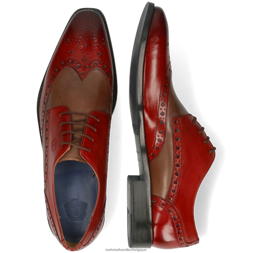 Melvin & Hamilton Hommes martine 15 R44228442 chaussures derby rouge