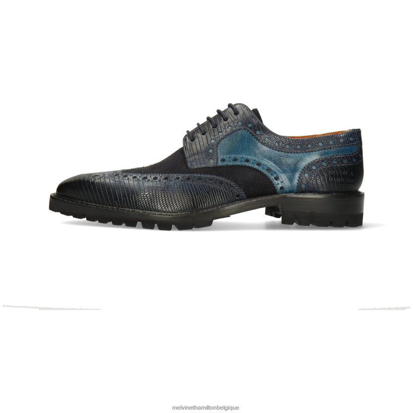 Melvin & Hamilton Hommes marvin 1 R44228379 chaussures derby bleu