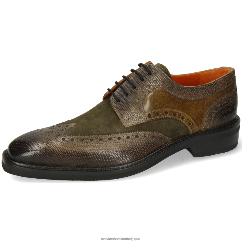 Melvin & Hamilton Hommes marvin 1 R44228388 chaussures derby vert