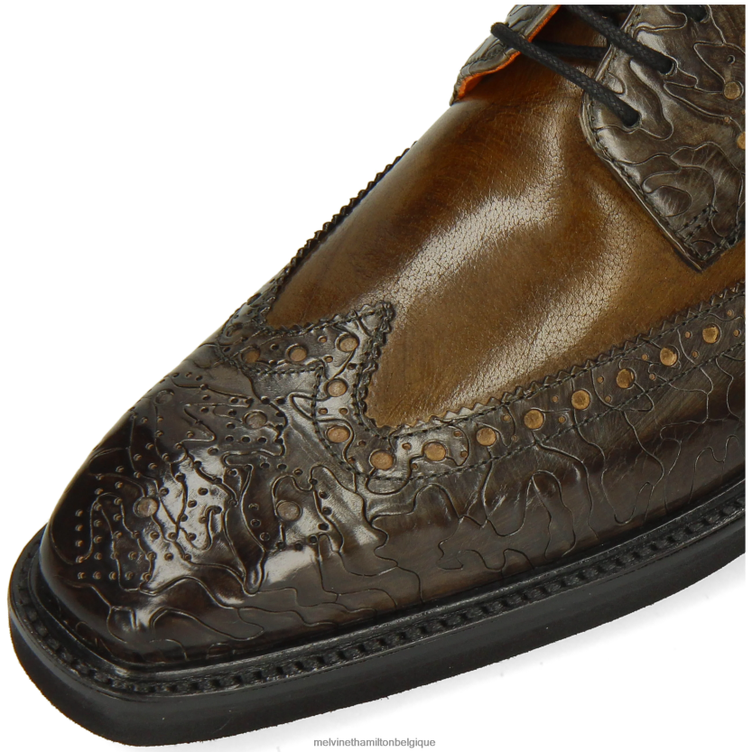 Melvin & Hamilton Hommes marvin 1 R44228461 chaussures derby kaki