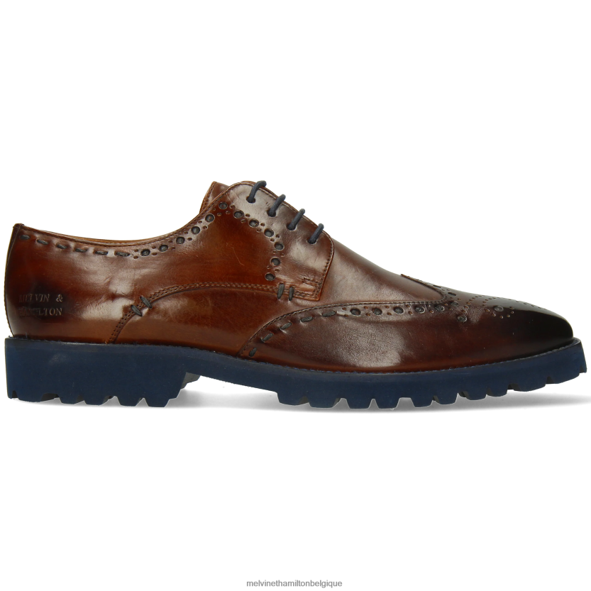 Melvin & Hamilton Hommes Émile 10 R44228363 chaussures derby brun
