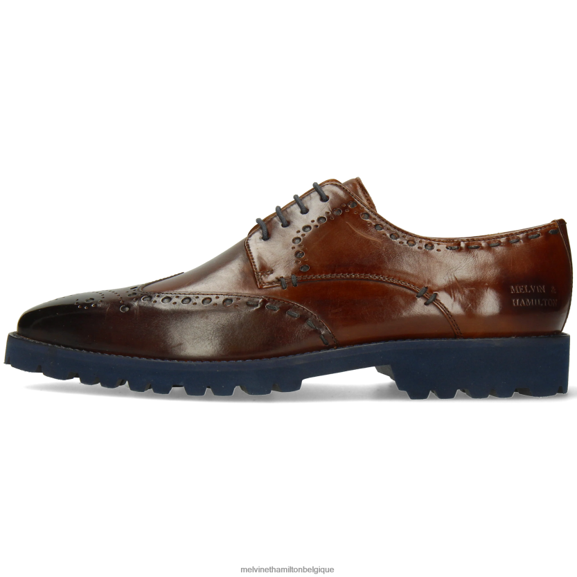 Melvin & Hamilton Hommes Émile 10 R44228363 chaussures derby brun