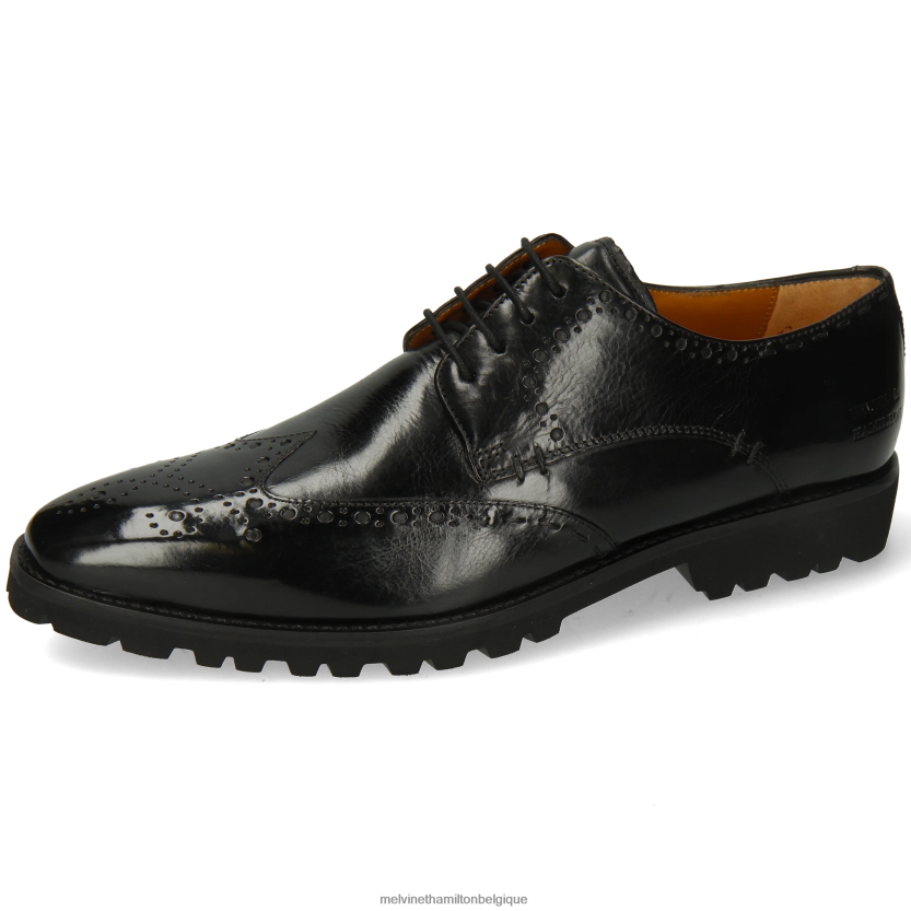 Melvin & Hamilton Hommes Émile 10 R44228383 chaussures derby noir