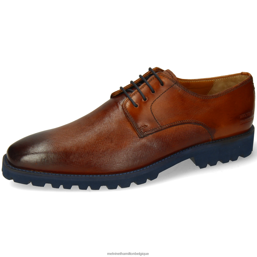 Melvin & Hamilton Hommes Émile 1 R44228364 chaussures derby brun