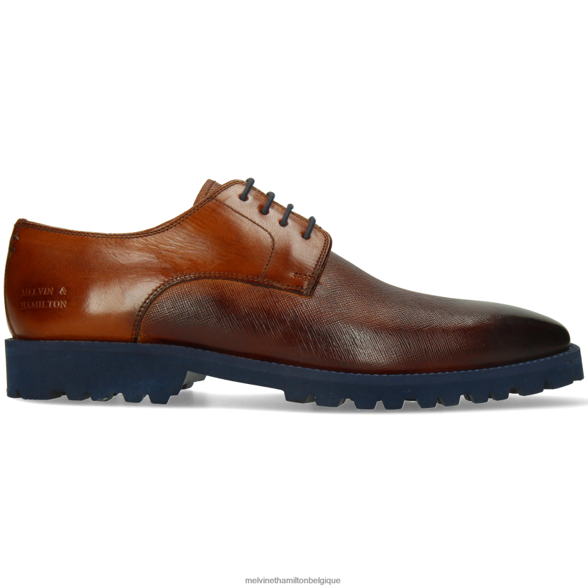 Melvin & Hamilton Hommes Émile 1 R44228364 chaussures derby brun