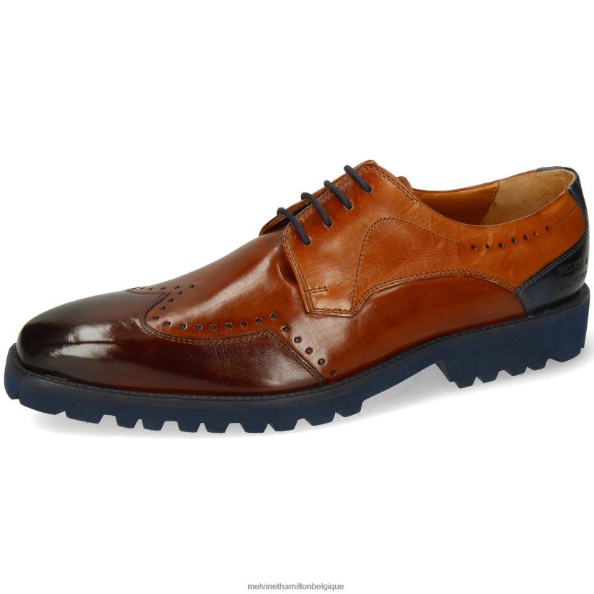 Melvin & Hamilton Hommes Émile 3 R44228370 chaussures derby brun