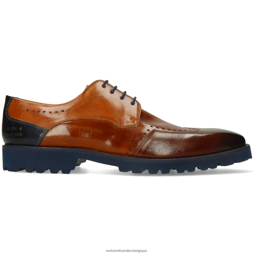 Melvin & Hamilton Hommes Émile 3 R44228370 chaussures derby brun