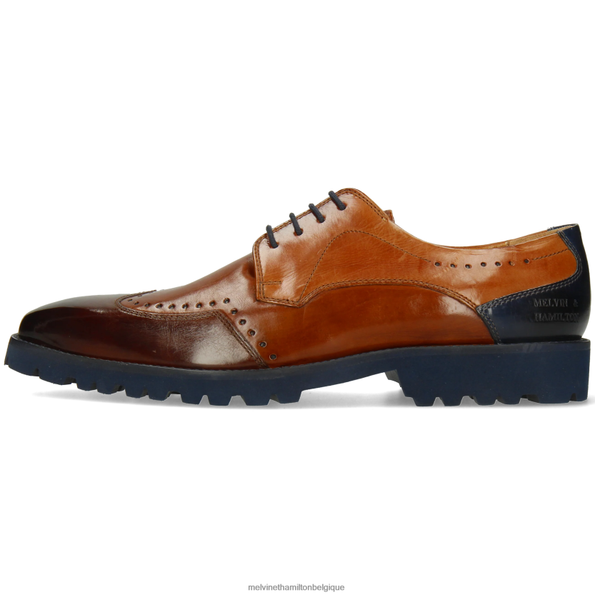 Melvin & Hamilton Hommes Émile 3 R44228370 chaussures derby brun