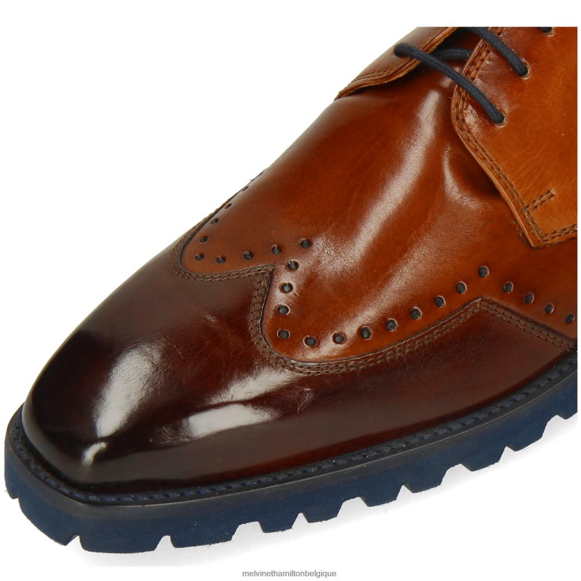 Melvin & Hamilton Hommes Émile 3 R44228370 chaussures derby brun