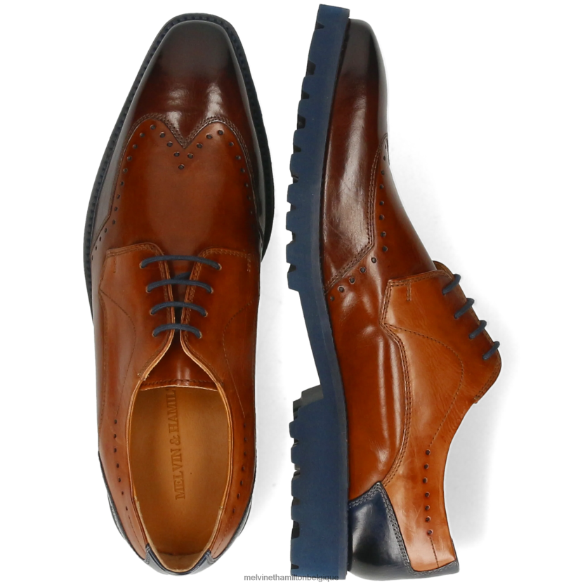 Melvin & Hamilton Hommes Émile 3 R44228370 chaussures derby brun