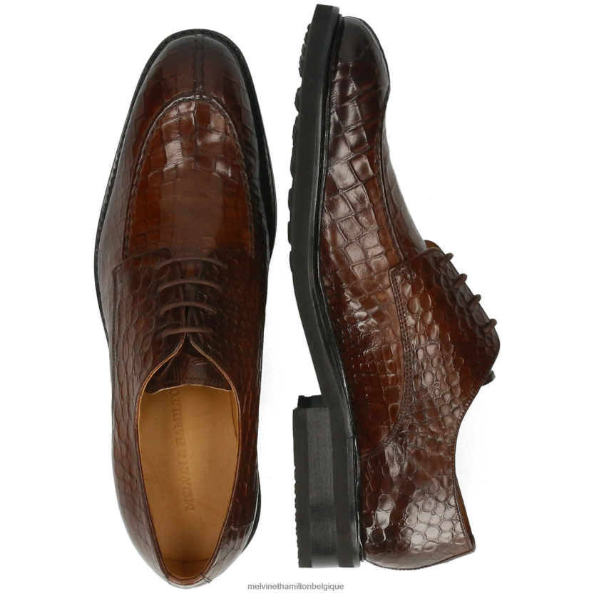 Melvin & Hamilton Hommes parker 1 R44228413 chaussures derby brun