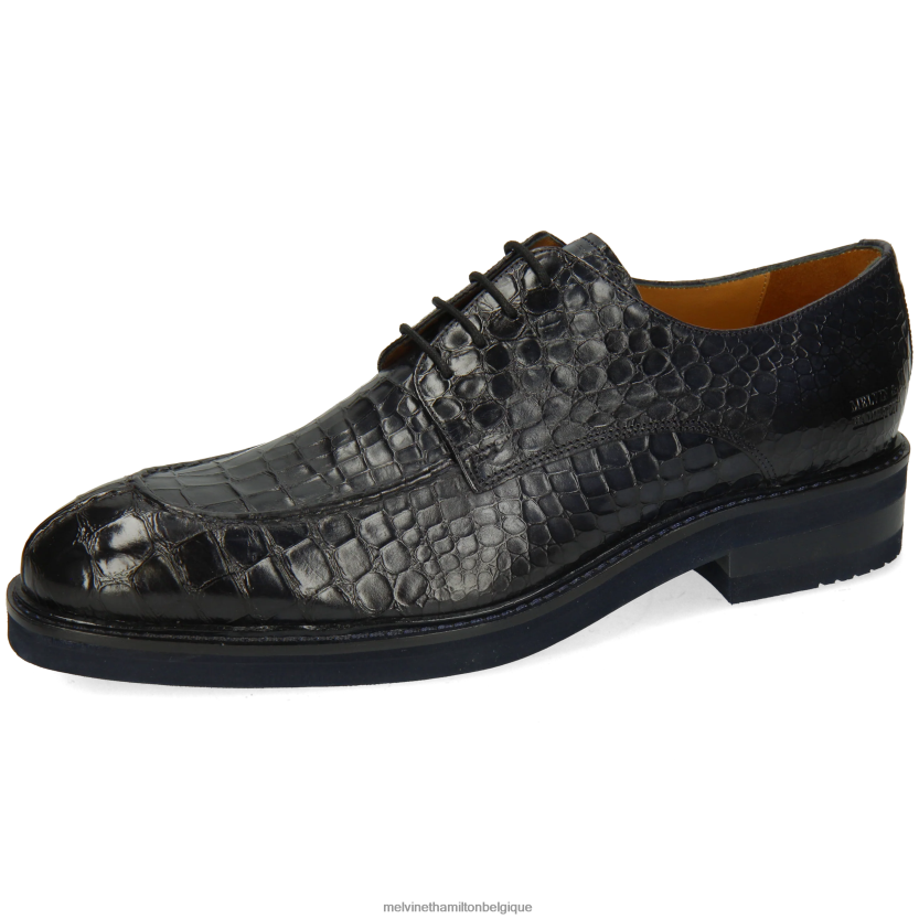 Melvin & Hamilton Hommes parker 1 R44228422 chaussures derby bleu