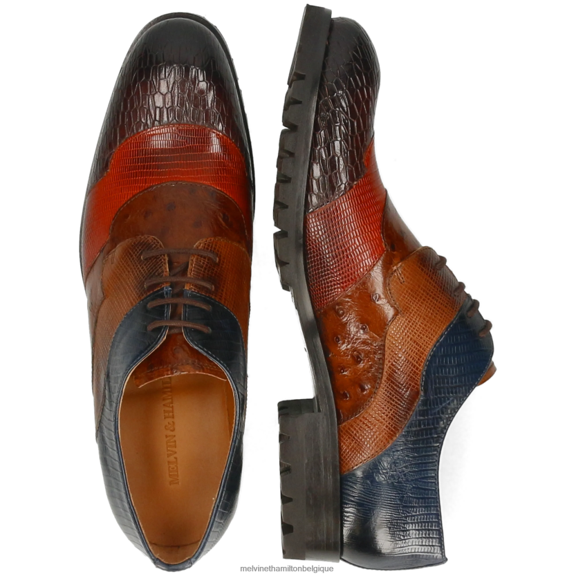 Melvin & Hamilton Hommes patrick 27 R44228362 chaussures derby multi