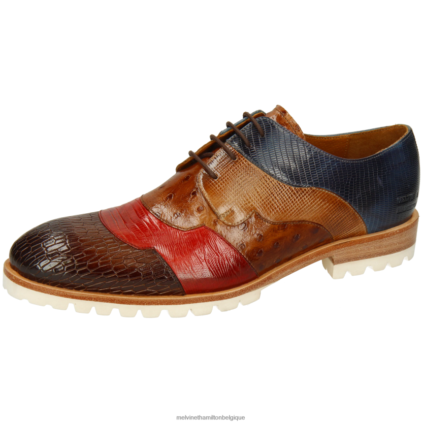 Melvin & Hamilton Hommes patrick 27 R44228412 chaussures derby multi