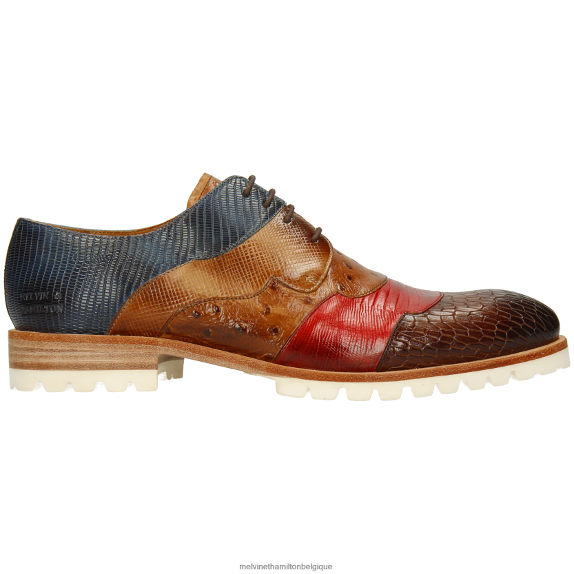 Melvin & Hamilton Hommes patrick 27 R44228412 chaussures derby multi