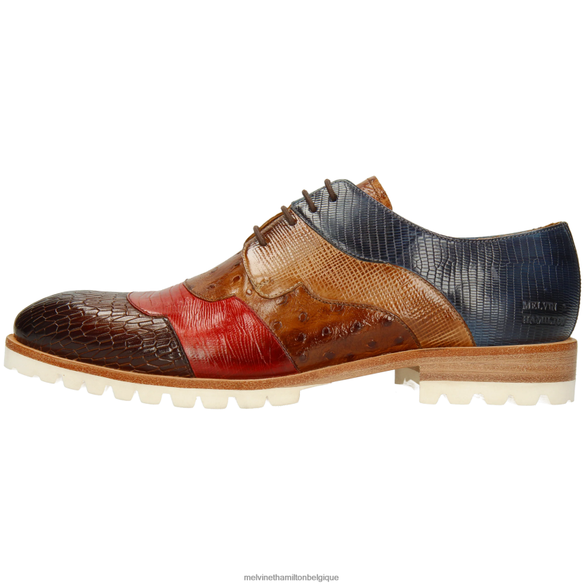 Melvin & Hamilton Hommes patrick 27 R44228412 chaussures derby multi