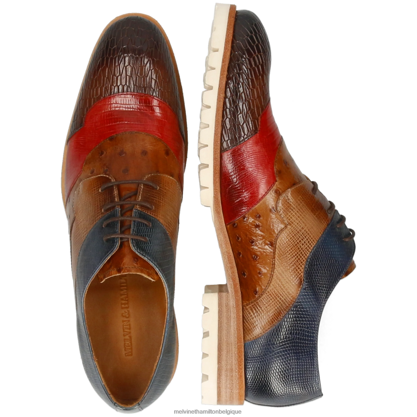 Melvin & Hamilton Hommes patrick 27 R44228412 chaussures derby multi