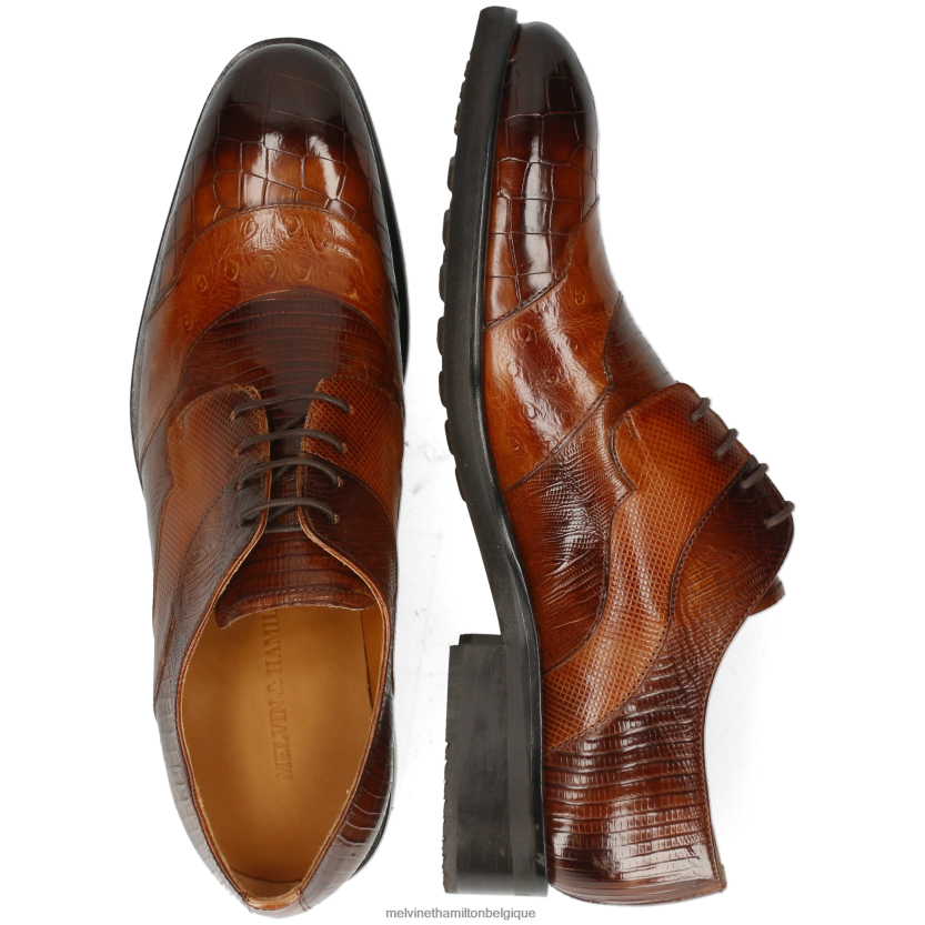 Melvin & Hamilton Hommes patrick 27 R44228534 chaussures derby brun