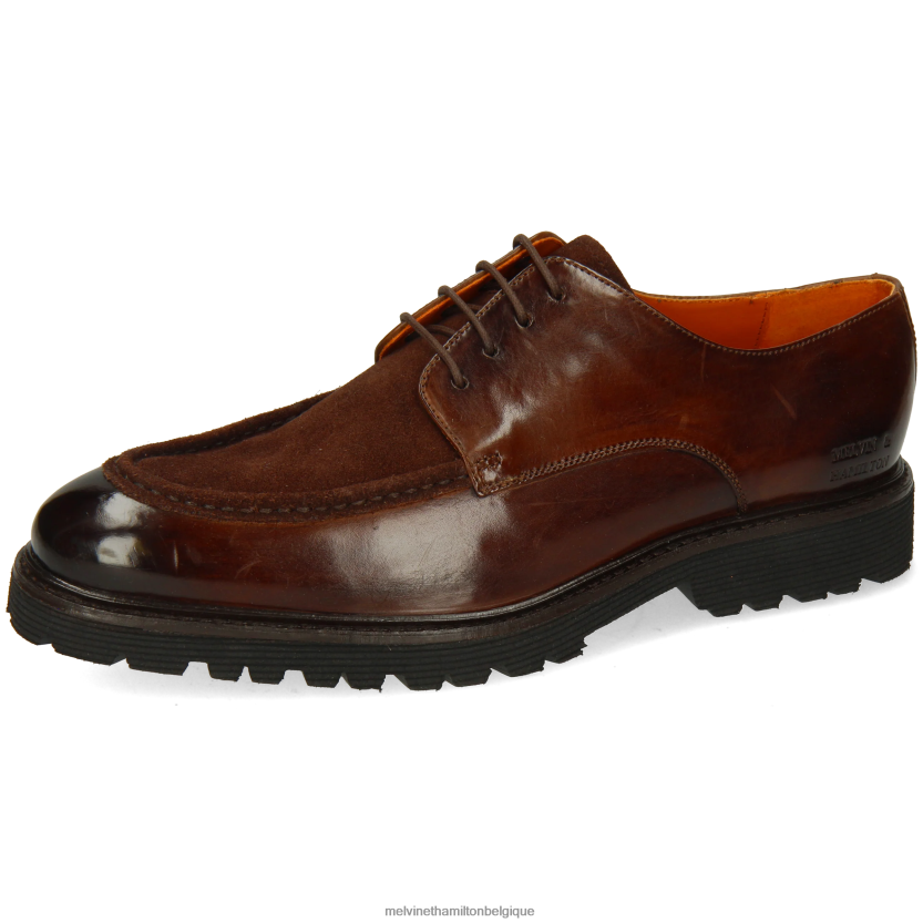 Melvin & Hamilton Hommes patrick 29 R44228371 chaussures derby brun