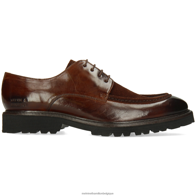 Melvin & Hamilton Hommes patrick 29 R44228371 chaussures derby brun