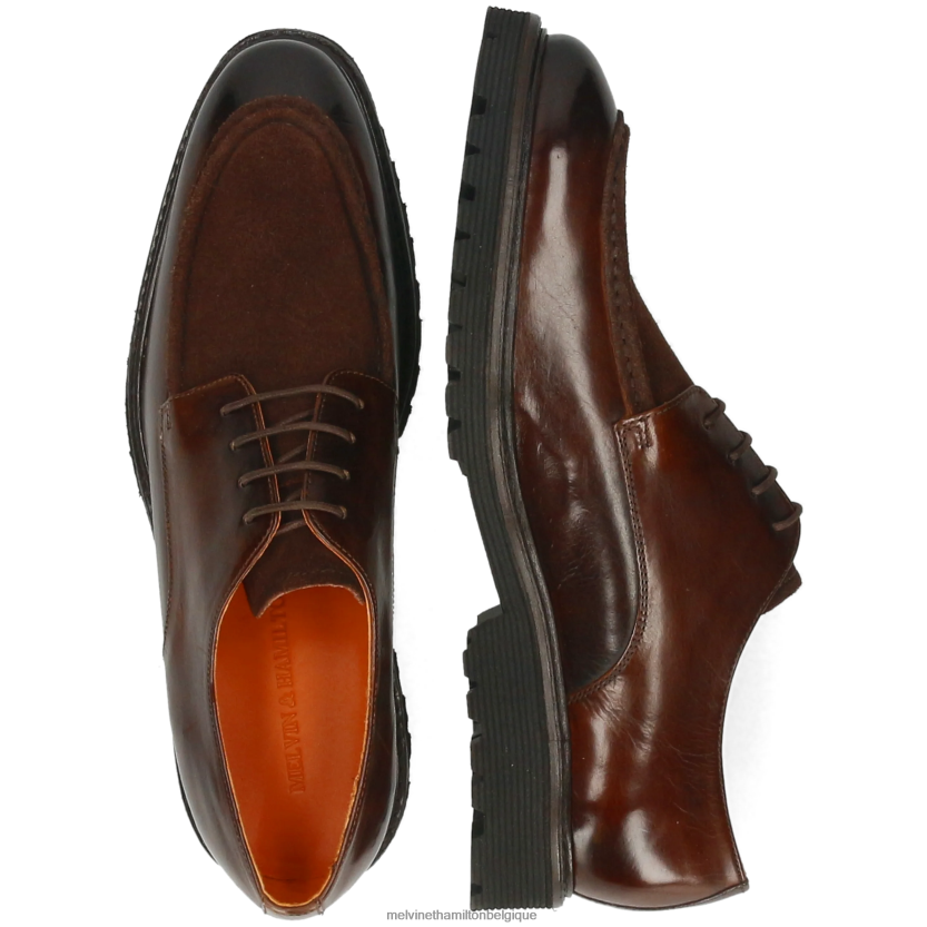 Melvin & Hamilton Hommes patrick 29 R44228371 chaussures derby brun