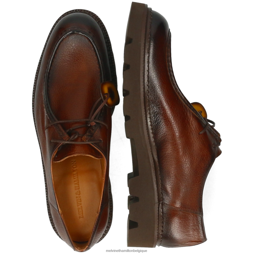 Melvin & Hamilton Hommes percer 10 R44228416 chaussures derby brun