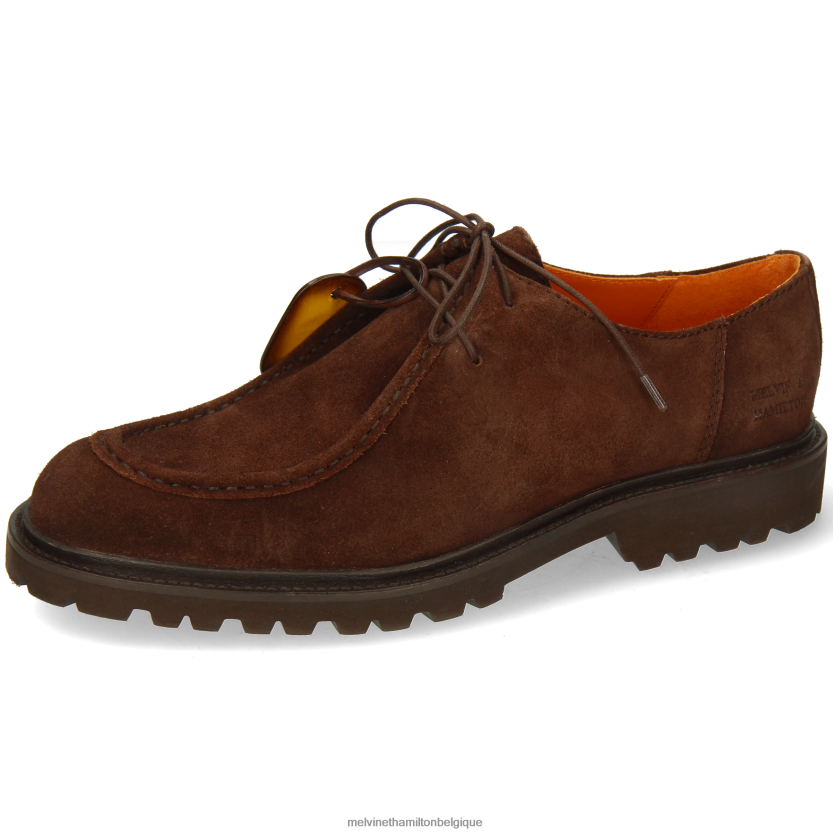 Melvin & Hamilton Hommes percer 10 R44228419 chaussures derby brun