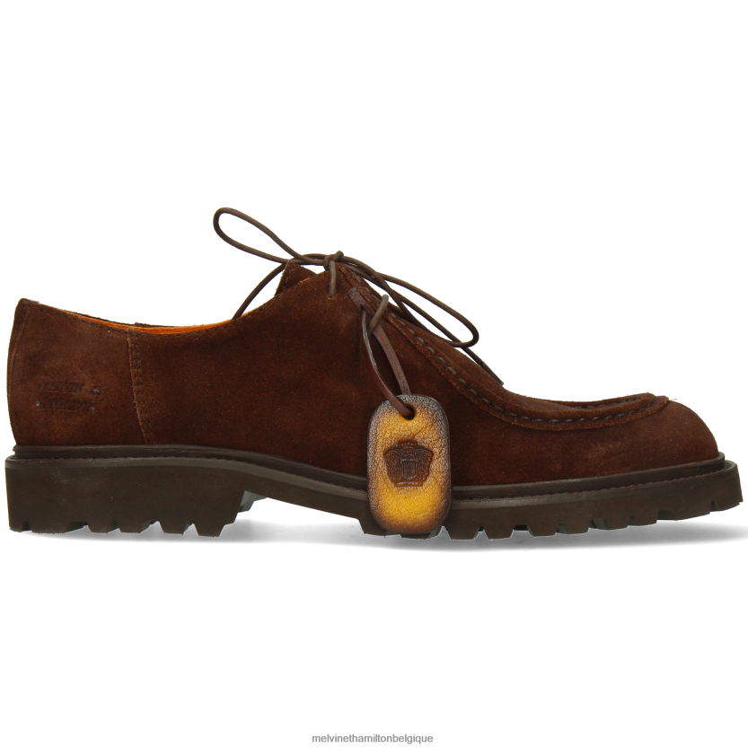 Melvin & Hamilton Hommes percer 10 R44228419 chaussures derby brun