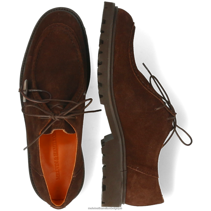 Melvin & Hamilton Hommes percer 10 R44228419 chaussures derby brun