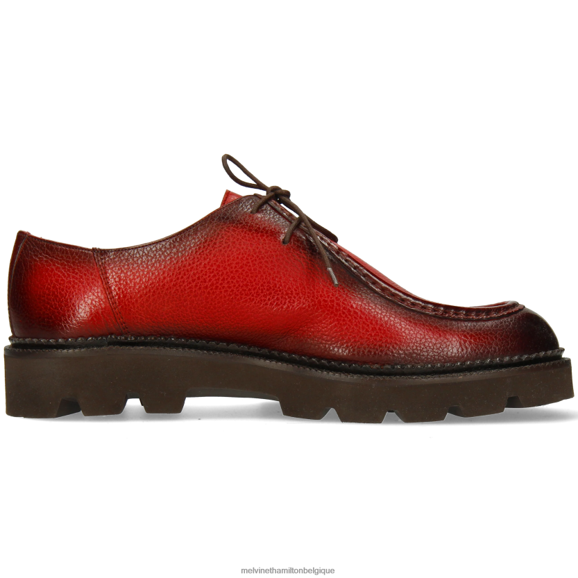 Melvin & Hamilton Hommes percer 10 R44228426 chaussures derby orange