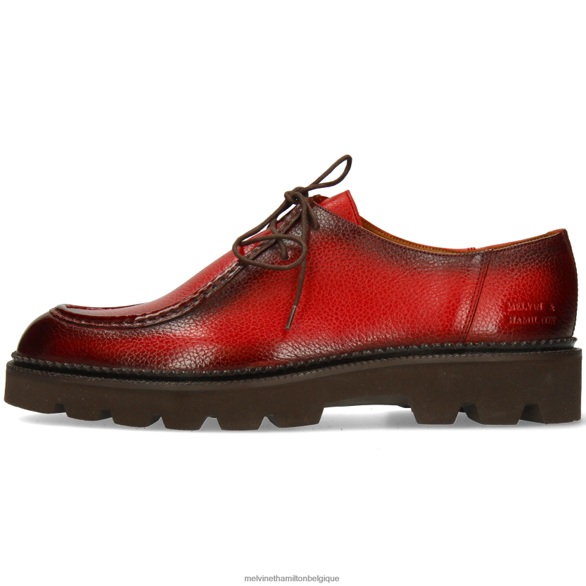 Melvin & Hamilton Hommes percer 10 R44228426 chaussures derby orange