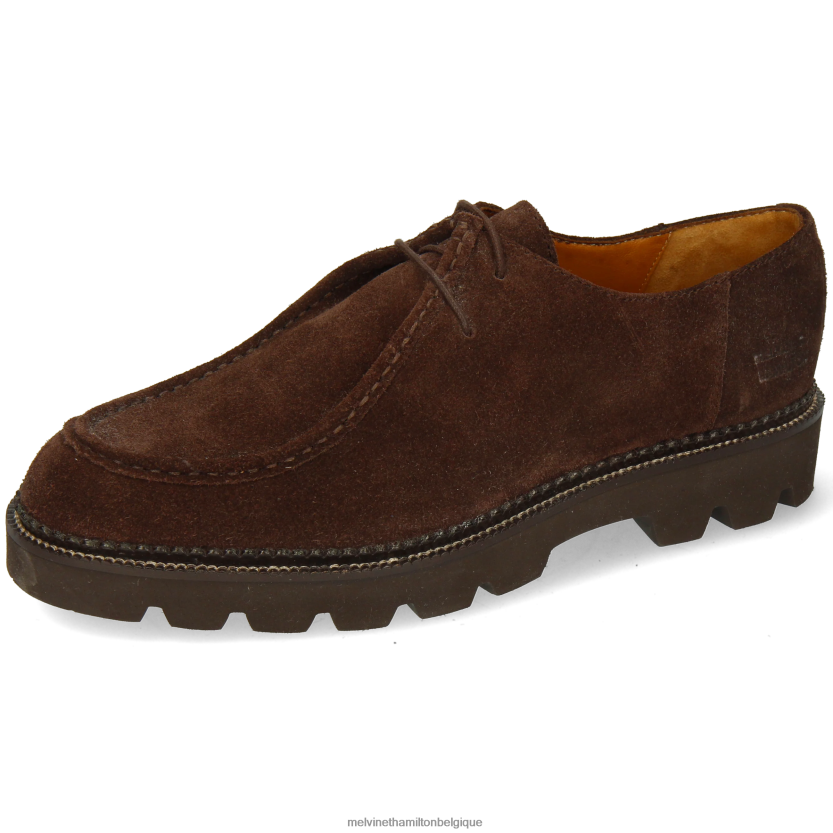 Melvin & Hamilton Hommes percer 10 R44228435 chaussures derby brun